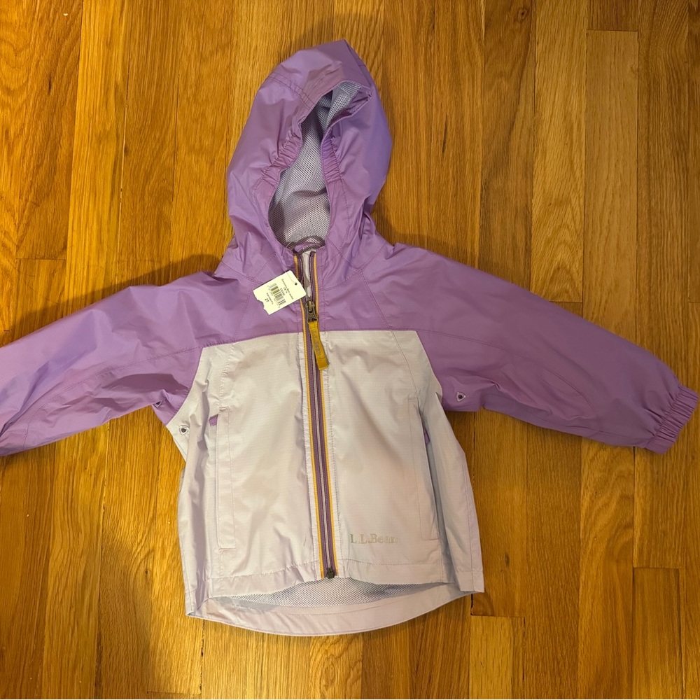 L.L. Bean Lavender Hooded Jacket